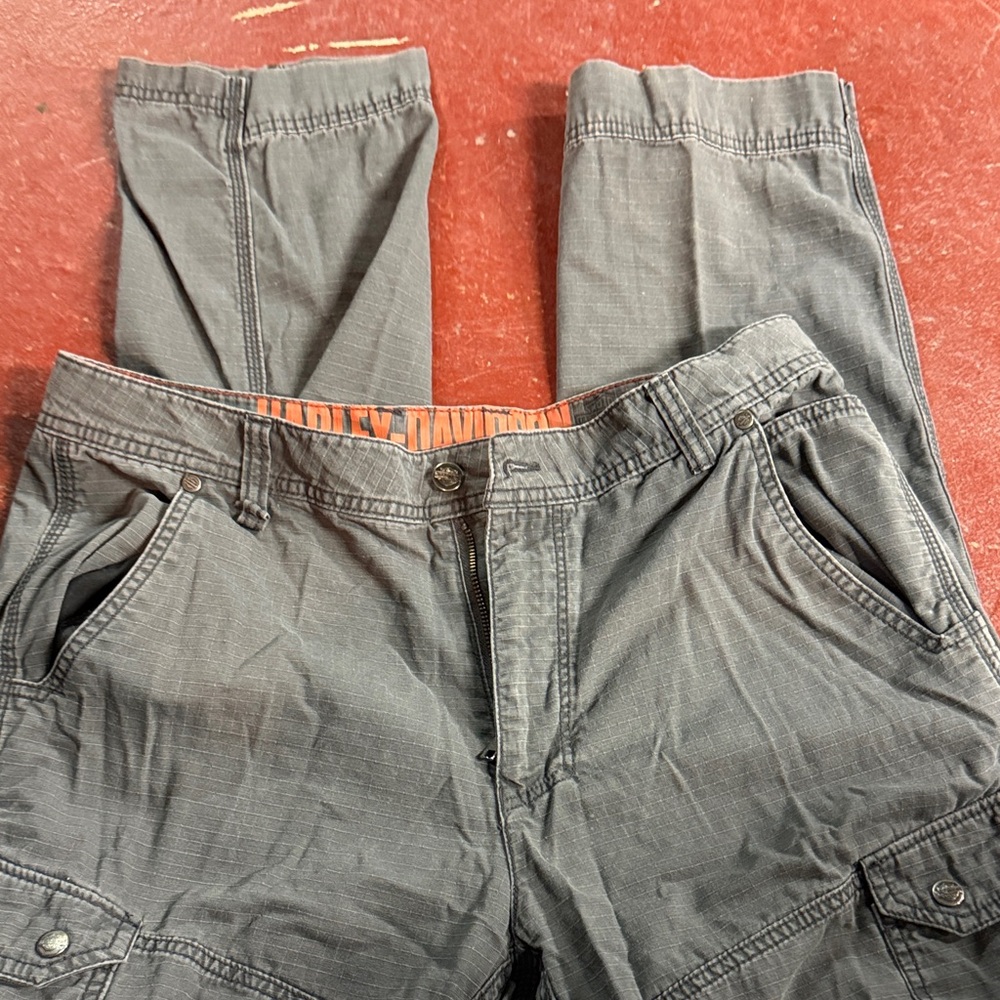 Harley-Davidson Men's Dark Gray Cargo Pants